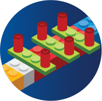 Sugar structures on FVIII and KOVALTRY Graphic of blocks showing when FVIII and Kovaltry being made with sugar structures being attached to them