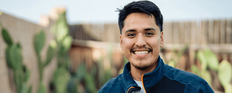 Hemophilia A patient Daniel Cruz Hemophilia A Patient, Daniel Cruz, smiling