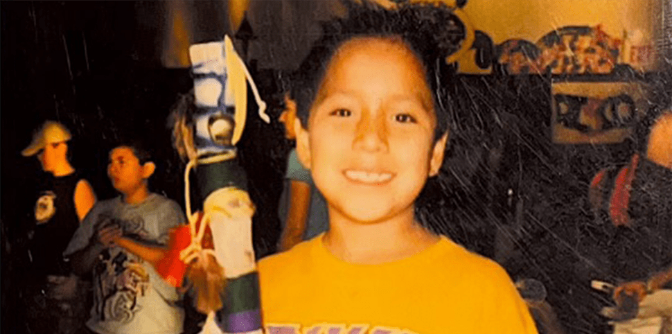 Hemophilia A patient, Daniel Cruz, as a child Hemophilia A Patient, Daniel Cruz, smiling as a young child